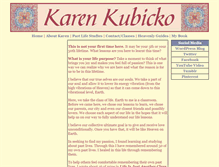 Tablet Screenshot of karenkubicko.com